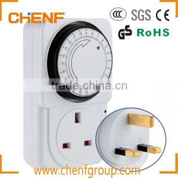 Hot Sell CF-TG-14 24 HOURS UK Standard Mechanical Timer Socket