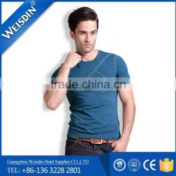 180 Grams New Style Silk/cotton Short Sleeve Custom High End Tshirts photo-3