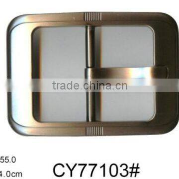 round rectangular belt buckle