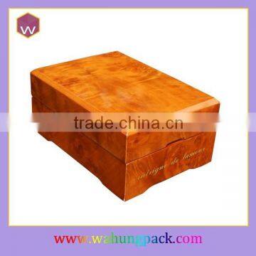 Custom Make Wooden Perfume Gift Box With Red Linning WH-1968