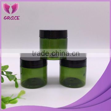 Factory direct sale green 100ml PP Cosmetic Cream Jars