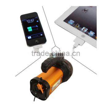 3900 Portable Lamp Searchlight USB Mobile Power Rechargeable LED Flashlight Outdoor Usb Led Light photo-4