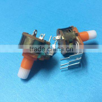 WH160AK-116mm linear rotary potentiometer with switch speed control