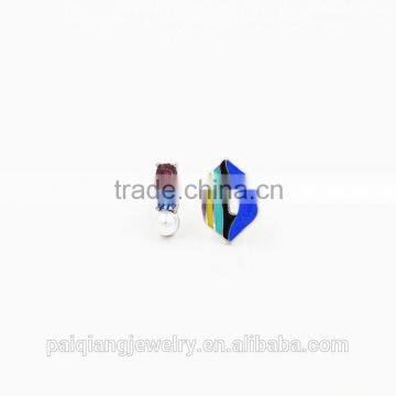 New Arrival Sexy Enamel Lips and Pearl Finger Ring photo-3