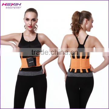 Dropship orange slim belly neoprene running belt for man and women