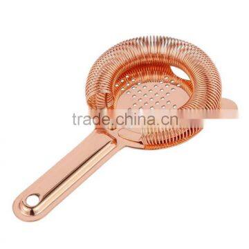 Calabrese Hawthorne copper plated cocktail Strainer ice strainer