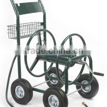 Low Price Metal Four Wheel Garden Hose Reel Cart