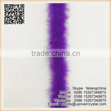 Wholesale Sexy Purple 20g Bleached Fluffy Feather Boa