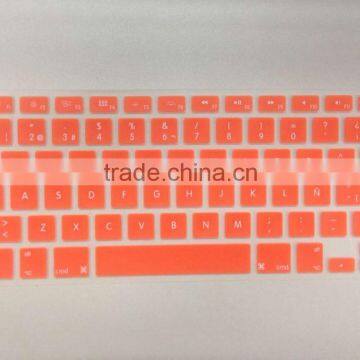 New Arrival EU Spanish Silicone Keyboard Skin Cover for Macbook Air/Pro 13.3" 15" 17"