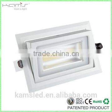 360deg Display Racks LED Downlights 20w.28w.35w IP44 indoor flood light