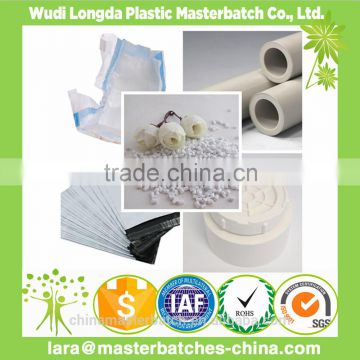 White masterbatch with high-grade rutile Tio2 for film/injection and extrusion