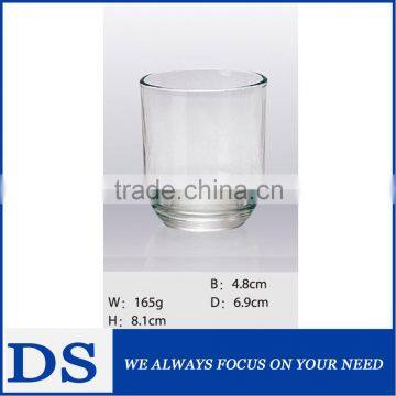 High quality lead free clear glass tumbler