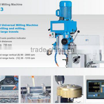 Universal Milling Machine VHF3 With More Travels and Infinitely Variable Speed photo-2