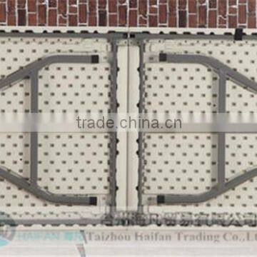 High Durable183cm Thicken Panel Adjustable Plastic Office Table for Meeting/hot Sell Office Plastic Folding Meeting Study Table photo-2