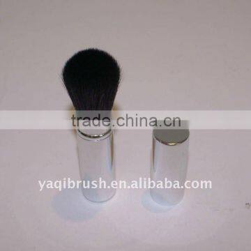 goat hair retractable kabuki brush cosmetic brush, retractable powder brush