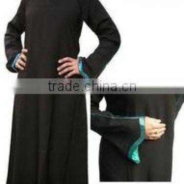 Sequin sleeve border Sleeves Abaya