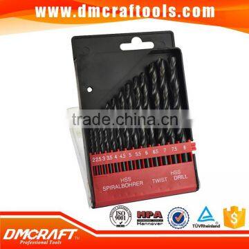 13pc Precision HSS Twist Metric Drill Set 2mm to 8mm