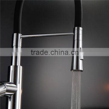 High Quality Single Hole Pull up Brass Faucet Kitchen Faucet Mixer photo-2