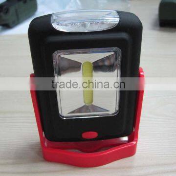 2015 new cob+3led flexible magnetic hook work light