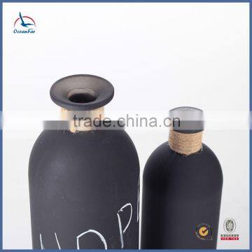 Chalkboard Flower Vase Glass High Quality Decorative Glass Vase photo-3