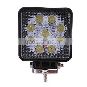New Type Square Auto Led off Road Light Cheap Price 27w Led Work Light