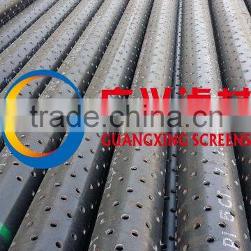 stainless steel perforated round hole drilling pipe