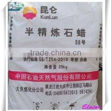 semi refined paraffin wax for sale