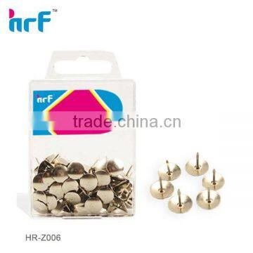 100 pcs Silvery Round Head Thumb Tacks in PS box
