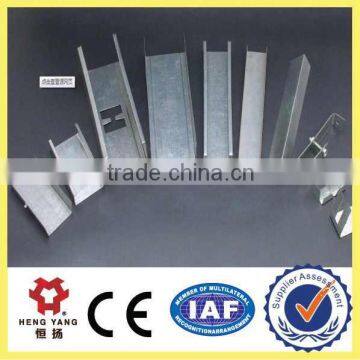 series of galvanized metal keel