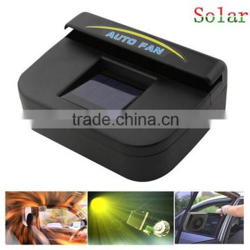 Solar sun powered car van truck window ventilator cooler air vent cool pets fan