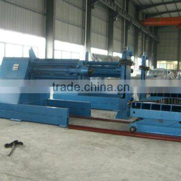 automatic steel coil 10T hydraulic decoiler with coil feeding car