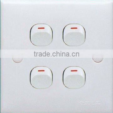 four gang one way/two way wall switch 4 gang 1 way/2 way