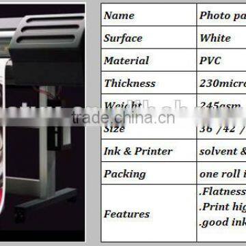 ECO Solvent/Solvent High Glossy Photo Paper