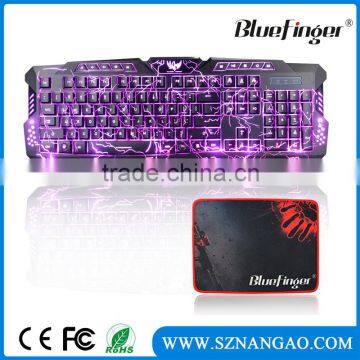 Factory price for Cool Crack Keyboard with Adjustable Color Backlit