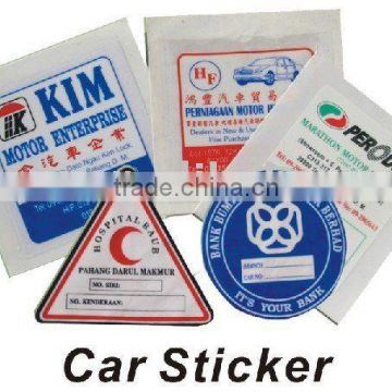 bumper sticker.PVC Car Sticker.label.Car sticker