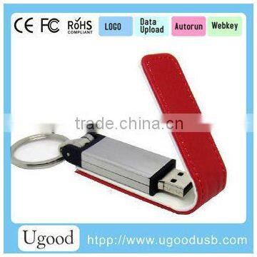 Factory price promotional budget usb disk,usb flash disk,leather usb 2.0