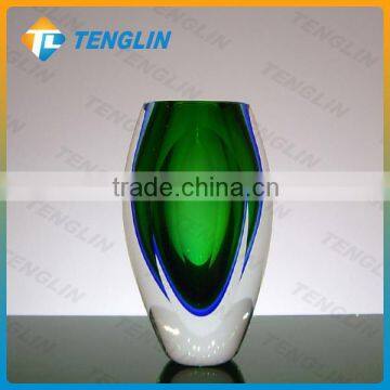 Decorative murano glass vases