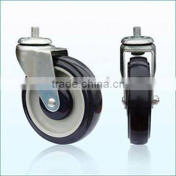 RH-STC5U-01 5'' shopping cart wheel with brake