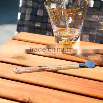 Small Order New Design Customized Logo Printed Drink Coffee Glass Stirrer