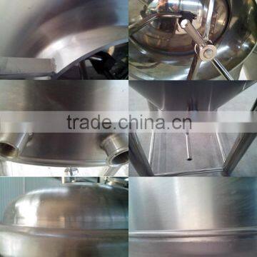 CE ISO certificate double wall cooling jacket stainless steel fermentation tank