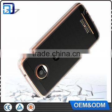 Amazon Hot Sale Anti Scratch Ultra Thin Soft TPU Transparent Acrylic Combo Case Back Cover For Moto Z Force Clear Case photo-4