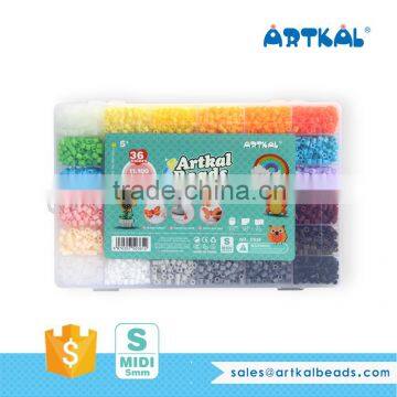 Artkal Beads 36 Colors Box Kit Educational Toys Midi Perler Beads CS36