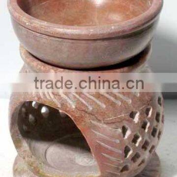 Home Decorative Aroma Diffuser, Soapstone Aroma Oil Burner photo-1