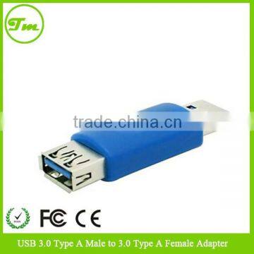 USB 3.0 Type A Female to B Male PC Cable Connector Converter Adapter Blue
