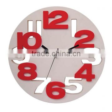 Plastic Round 3D Wall Clock