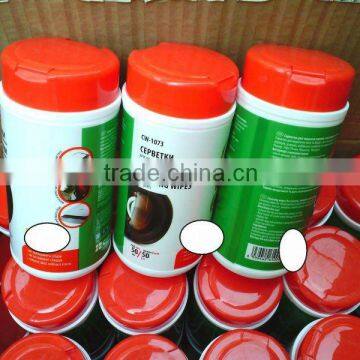 to Euro 100pc/canister optical lens wipe