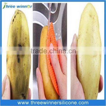 Kitchenware Tools Fruit Silicone Washing Brush photo-4