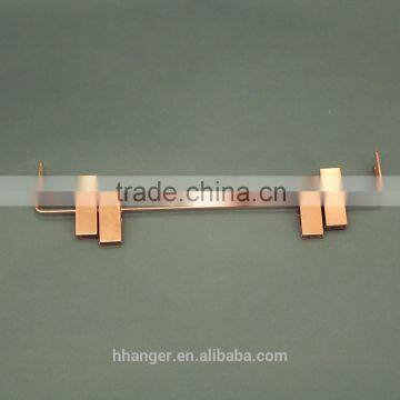 Rose Golden Copper Like Metal Clips Fitting for Wooden / Plastic Hangers photo-5