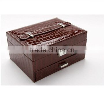 Best Wholesale Handmade High Quality Makeup Storage Box, PU Leather Cosmetic Storage Box