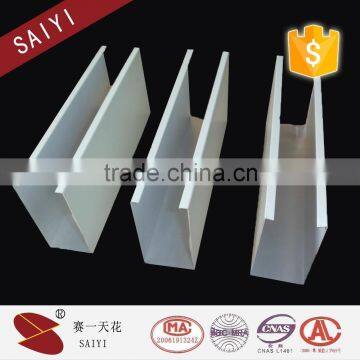 Baffle Aluminum Suspended Ceiling Tile 3D Wall Panel photo-2